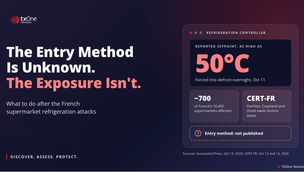 The Entry Method Is Unknown. The Exposure Isn’t: What to Do After the French Supermarket Refrigeration Attacks