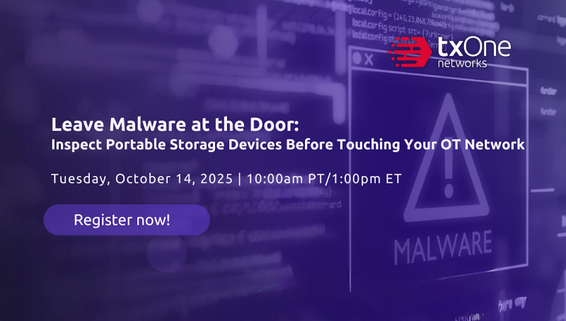Leave Malware at the Door: Inspect Portable Storage Devices Before Touching Your OT Network