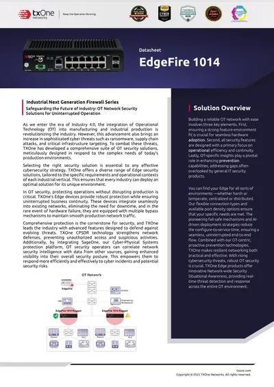 EdgeFire 1014 Datasheet