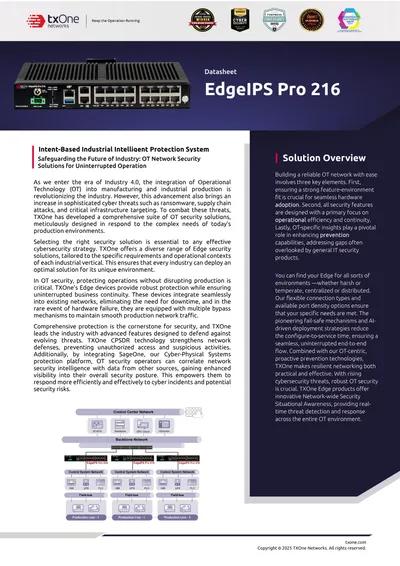 EdgeIPS Pro 216 Datasheet
