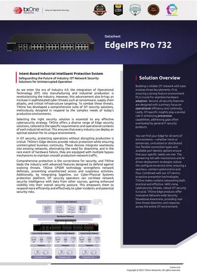 EdgeIPS Pro 732 Datasheet