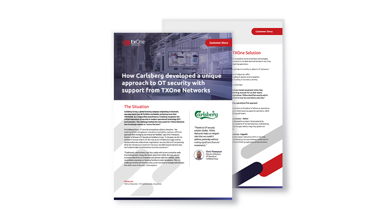 How Carlsberg developed a unique approach to OT security with support from TXOne Networks