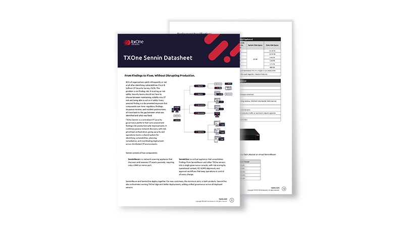 TXOne Sennin Datasheet