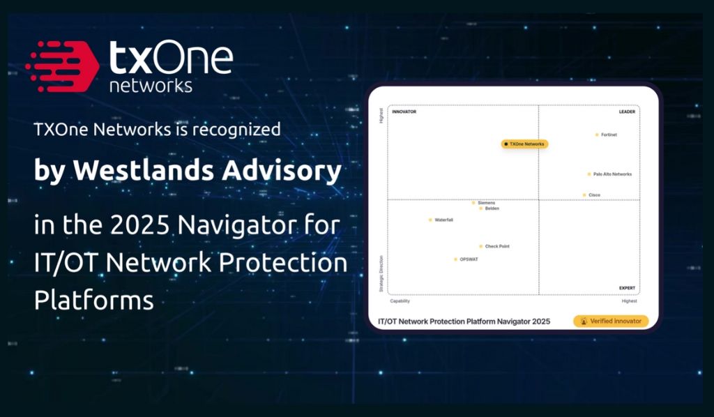 Westlands Advisory Recognizes TXOne Networks as ‘Innovator’ in 2025 OT Cybersecurity Navigator
