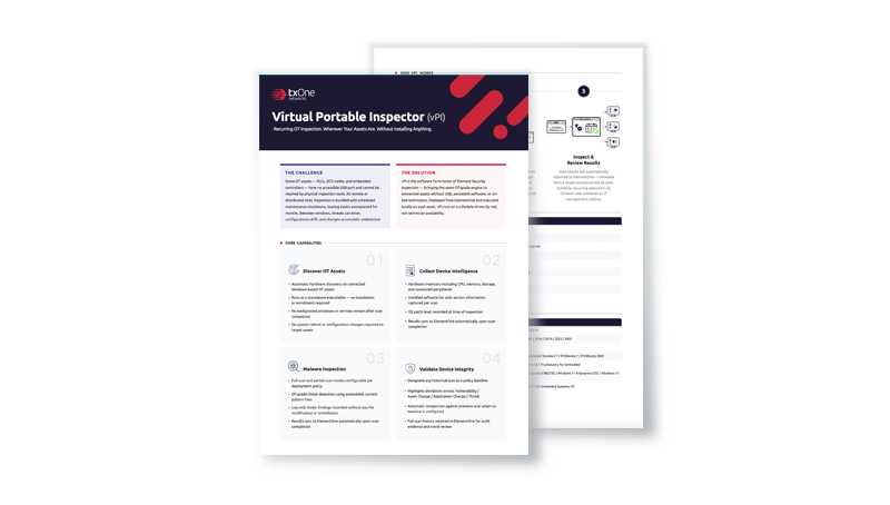 Virtual Portable Inspector Datasheet