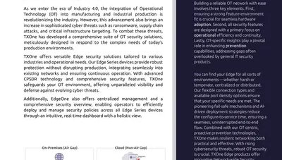 EdgeOne Datasheet