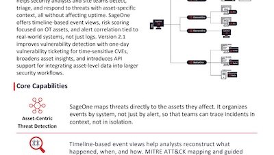 TXOne SageOne datasheet