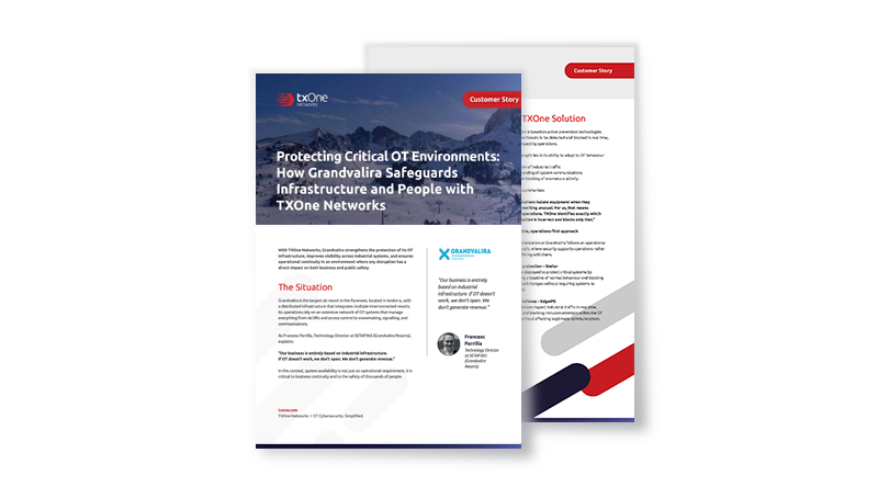 How Grandvalira Safeguards Infrastructure and People with TXOne Networks